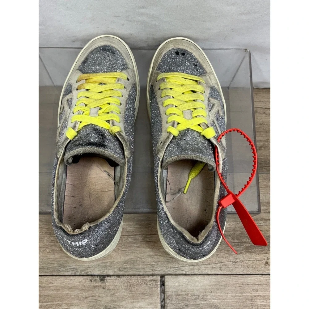 Off-White Glitter Sneakers Women's Size 39 
